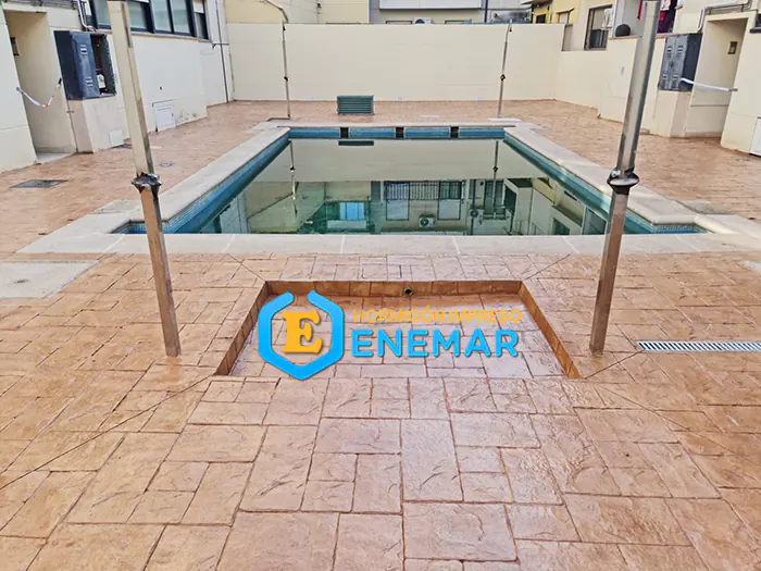 Hormigón estampado en Toledo